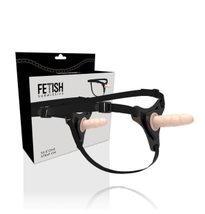 Realistic silicone harness, 12,5 cm, for intimate use – image 2
