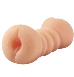 Extreme Toyz Flip Me Over – podwójny masturbator z pochwą i odbytem do ręcznej zmiany stymulacji – zdjęcie 2