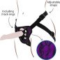Harnais strap-on violet Get Real, format de 5 cm – photo 1