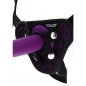 Harnais strap-on violet Get Real, format de 5 cm – photo 3