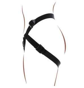 Lila Strap-on-Geschirr Get Real mit einer Größe von 5 cm – Bild 7