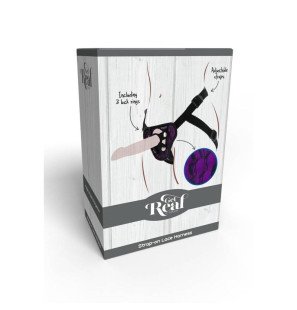 Harnais strap-on violet Get Real, format de 5 cm – photo 9