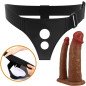 Pretty Love Keaven uniwersalna uprząż z wygodnym podwójnym dildo – zdjęcie 1