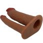 Pretty Love Keaven uniwersalna uprząż z wygodnym podwójnym dildo – zdjęcie 4