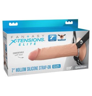 FANTASY X-TENSIONS Elite, gode-ceinture en silicone de 17,8 cm – photo 1