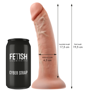Cyber remote-control strap-on harness with 19,5 cm dildo – image 4