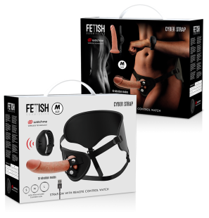 Cyber remote-control strap-on harness with 19,5 cm dildo – image 14