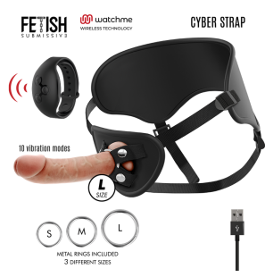 Cyber Strap uprząż z pilotem i dildo 22,5 cm – zdjęcie 1