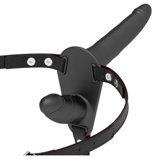 Black Harness for Double Penetration – image 1