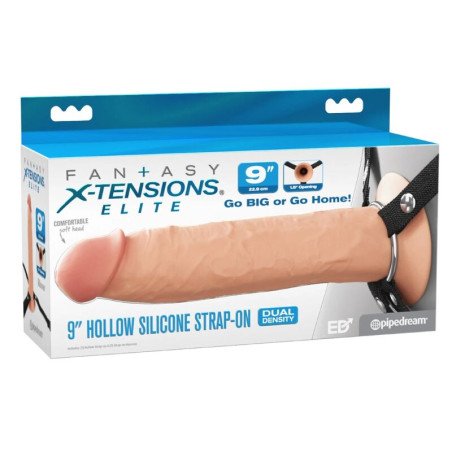 FANTASY X-TENSIONS realistic hollow strap-on 24,1 cm – image 1