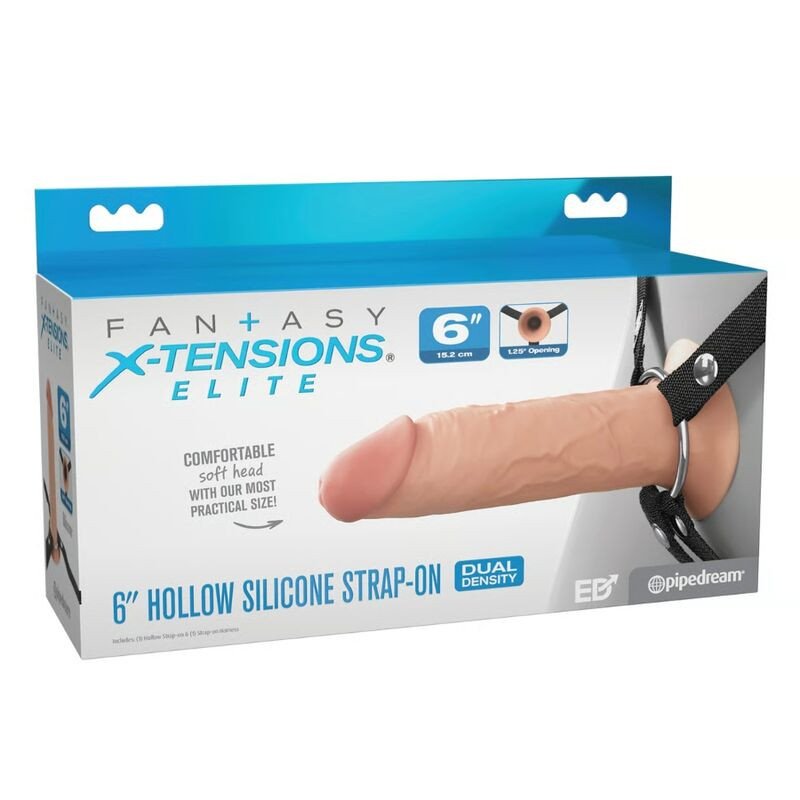Fantasy X-Tensions Elite Silikon-Strap-on, 15,2 cm – Bild 1 Fantasy X-Tensions Elite Silikon-Strap-on, 15,2 cm – Bild 1