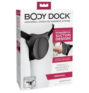 PIPEDREAMS Body Dock harnas voor volwassenen 8,6 cm