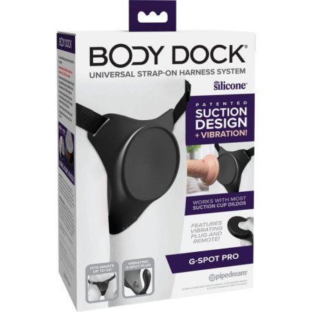 Pipedreams Body Dock G-Spot Pro harnas voor volwassenen 8,6 cm