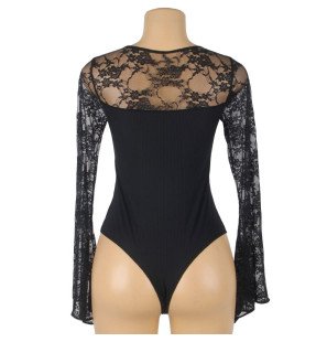 SUBBLIME floral-pattern teddy lingerie – image 7