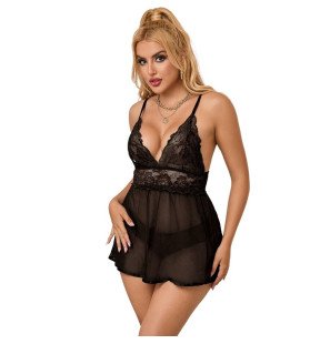 Koronkowa babydoll z detalem na biuście SUBBLIME – S/M i L/XL – zdjęcie 1