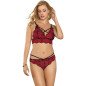 Subblime two-piece lace lingerie set with top and briefs – image 1