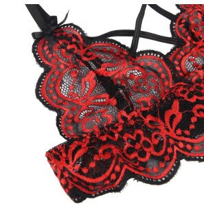 Subblime two-piece lace lingerie set with top and briefs – image 4