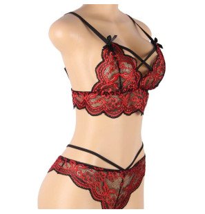 Subblime two-piece lace lingerie set with top and briefs – image 9