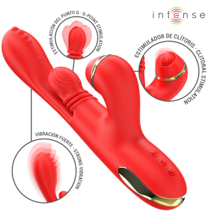 INTENSE Katy multifunctionele clitorisstimulator met 4 verwisselbare koppen – foto 4