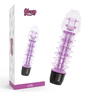 GLOSSY Axel vibrator 14 cm in lila