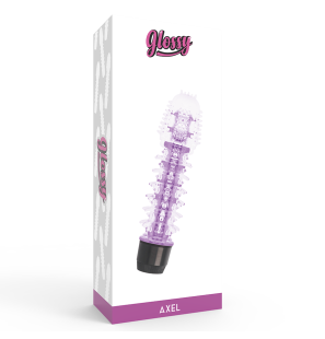 Vibromasseur GLOSSY Axel 14 cm lilas – photo 4