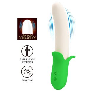 Wibrator silikonowy Pretty Love Banana Knight z 7 trybami wibracji – zdjęcie 3