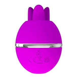 Pretty Love Gemini – okrągły silikonowy wibrator, fioletowy – zdjęcie 7