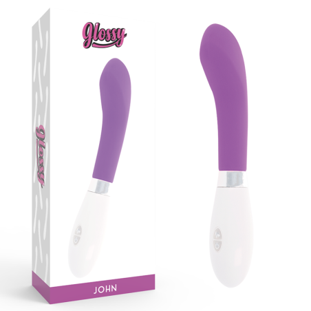 GLOSSY vibrator lila 12 cm voor intieme wellness