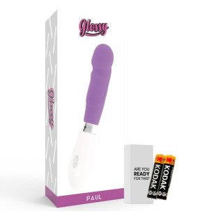 GLOSSY Paul 12 cm vibrator in lilac – image 4