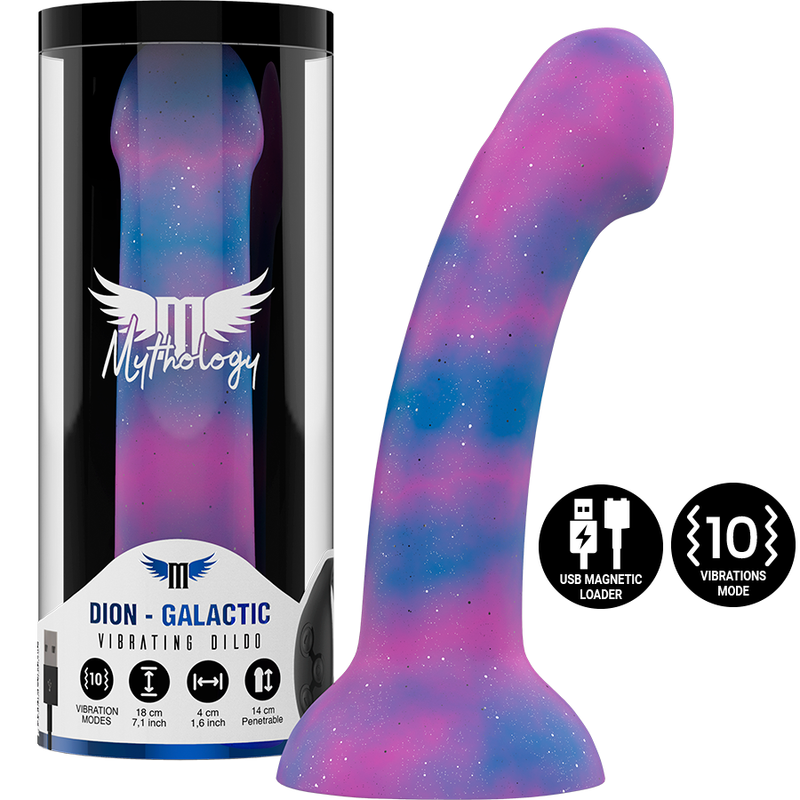 Dion Galactic dildo vibrator met WatchMe draadloze technologie 18 cm – foto 1 Dion Galactic dildo vibrator met WatchMe draadloze technologie 18 cm – foto 1