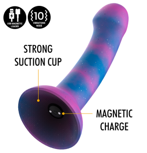 Dion Galactic dildo vibrator met WatchMe draadloze technologie 18 cm – foto 2