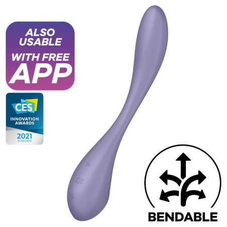 Satisfyer G-Spot Flex 5 app-gestuurde vibrator met flexibele hals