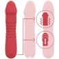 INTENSE Juni Up en Down vibrator met 10 vibraties, rood, 17,3 cm – foto 2 INTENSE Juni Up en Down vibrator met 10 vibraties, rood, 17,3 cm – foto 2