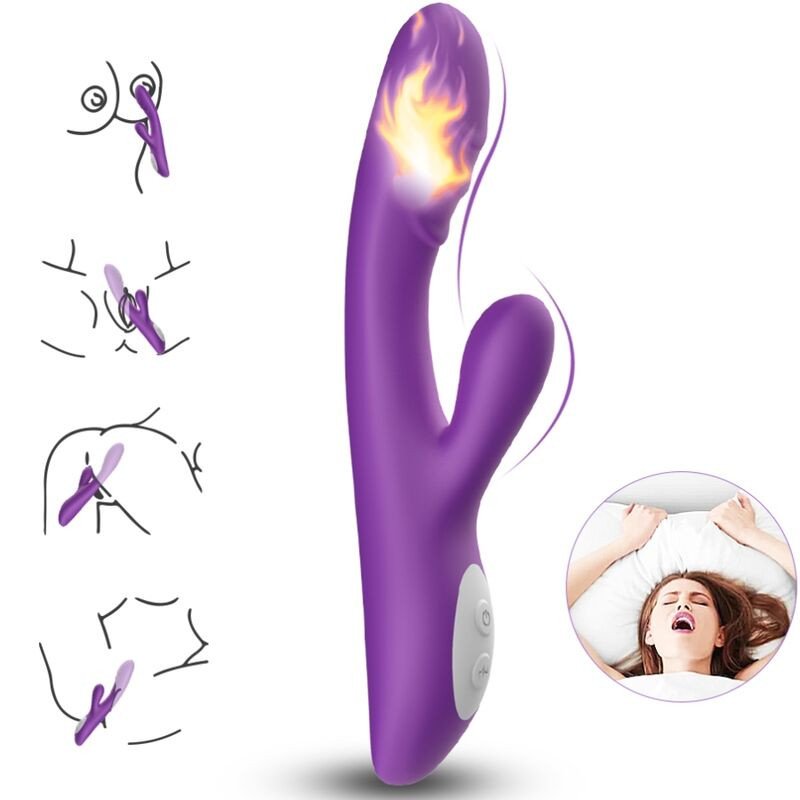 Armony Spark vibrator with heat effect, violet, 65 mm – image 1